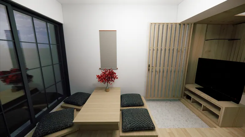 1-Bedroom Apartment Renovation, Study A, image 4 of 36