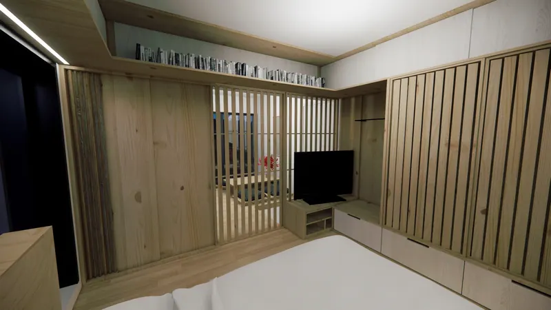 1-Bedroom Apartment Renovation, Study A, image 19 of 36