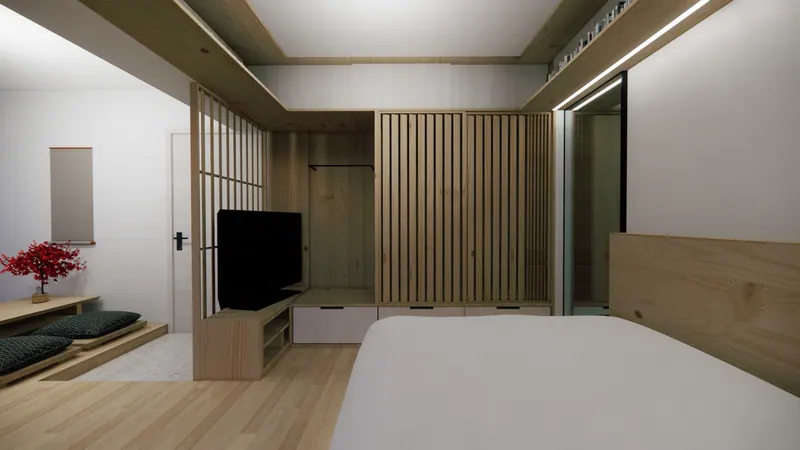 1-Bedroom Apartment Renovation, Study A, image 22 of 36