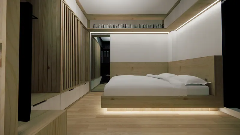 1-Bedroom Apartment Renovation, Study A, image 24 of 36