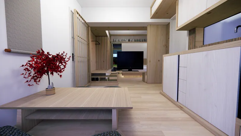 1-Bedroom Apartment Renovation, Study A, image 31 of 36