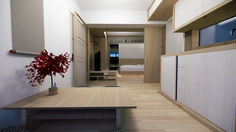 1-Bedroom Apartment Renovation, Study A, image 34 of 36