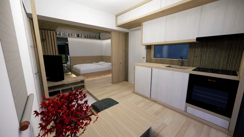 1-Bedroom Apartment Renovation, Study A, image 35 of 36