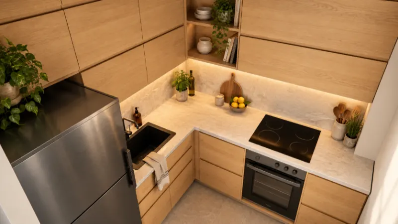 Apartment subdivision and interior design, image 2 of 8