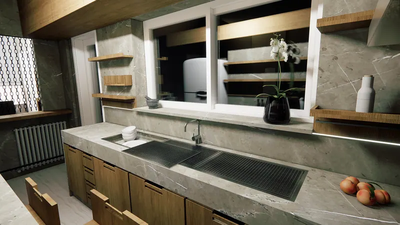 Kitchen Layout in Zografou, image 3 of 11