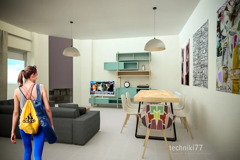 TV Stand, Study 1, image 2 of 3